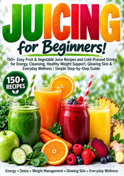 Fresh Pressed Every Day：150+ Easy Fruit & Vegetable Juice Recipes and Cold-Pressed Drinks for Energy, Cleansing, Healthy Weight Support, Glowing Skin & Everyday Wellness | Simple Step-by-Step Guide