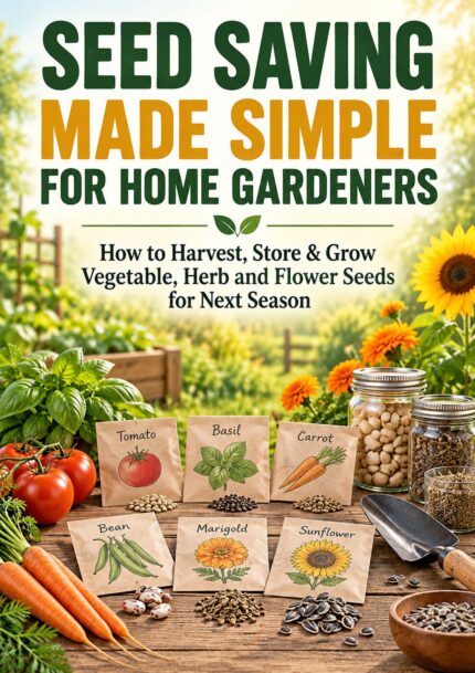 Seed Saving Made Simple for Home Gardeners: How to Harvest, Store & Grow Vegetable, Herb and Flower Seeds for Next Season