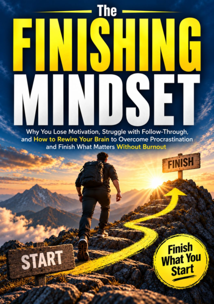 The Finishing Mindset: Beat Procrastination, Build Consistency, Strengthen Follow-Through, and Turn Motivation Into Action